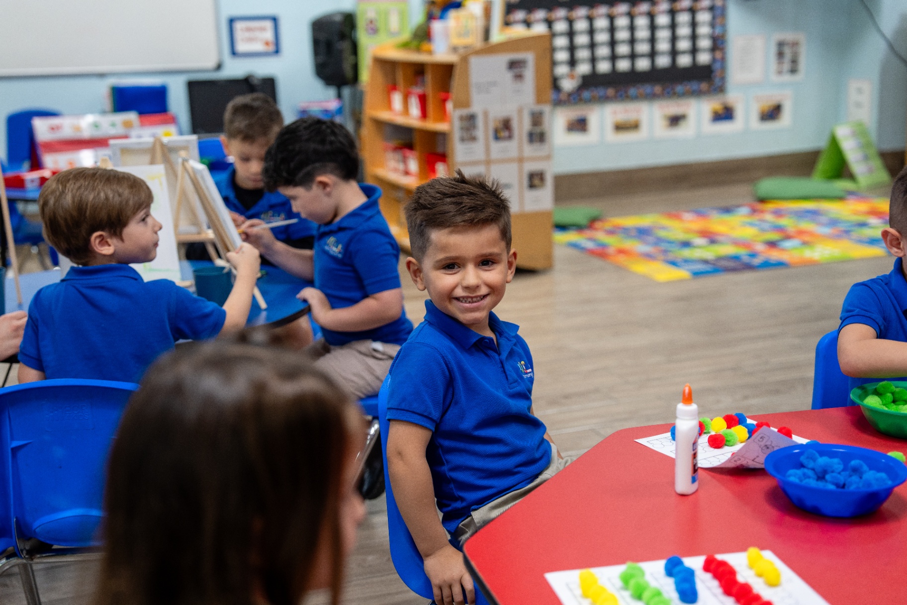 Children at Villa Learning Center